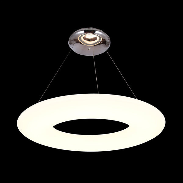 דונאט עגול תליה 60 סמ' לבן LED 44W