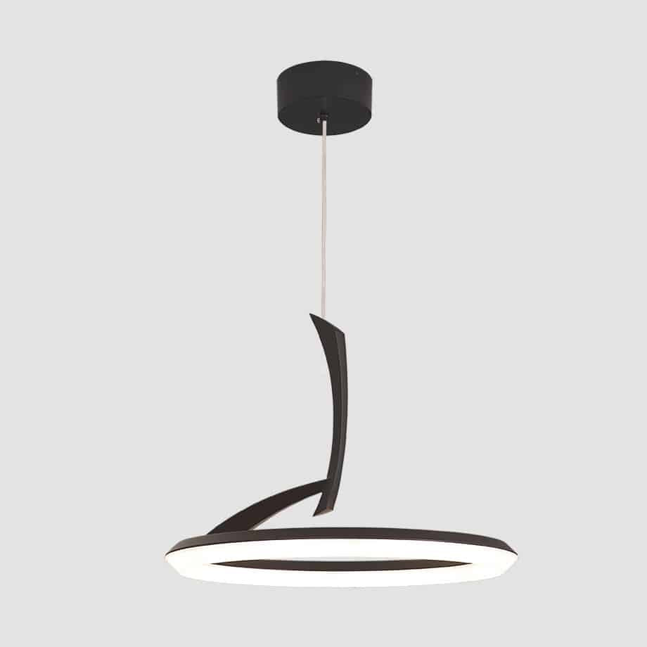 מונטה MONTE עגול תליה 65 סמ' LED 60W - שחור