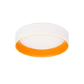 ליסה LISA עגול צמוד 42 סמ' LED 40W - לבן וכתום