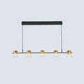 וולטרה VOLTERA מנורת תליה 120 סמ' 30W LED U/D שחור וזהב פליז