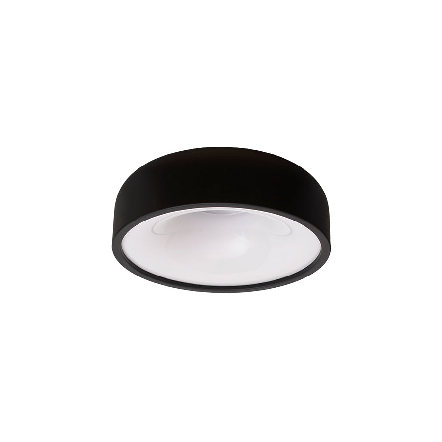 פולי קטנה D-35 סמ' צמוד LED 30W - שחור