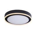 קפרי צמוד עגול קוטר 45 63W LED כולל שלט 3 הדלקות - שחור