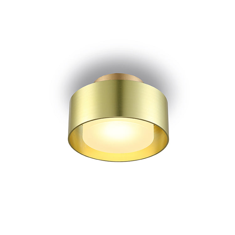לולה LOLA צמוד צילינדר 15 נמוך 6W LED - זהב
