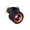 פיקו PICO שקוע צילינדר ספר 15W LED - שחור וזהב