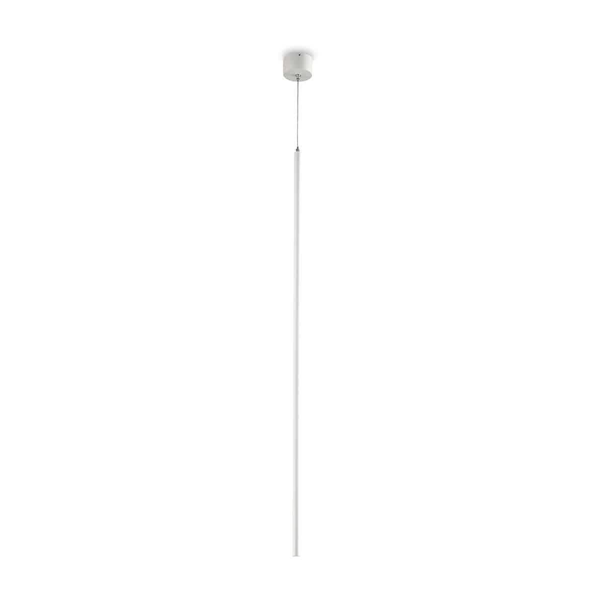 פולו צילינדר תליה דק 1.6 סמ' אורך 80 סמ' LED - לבן