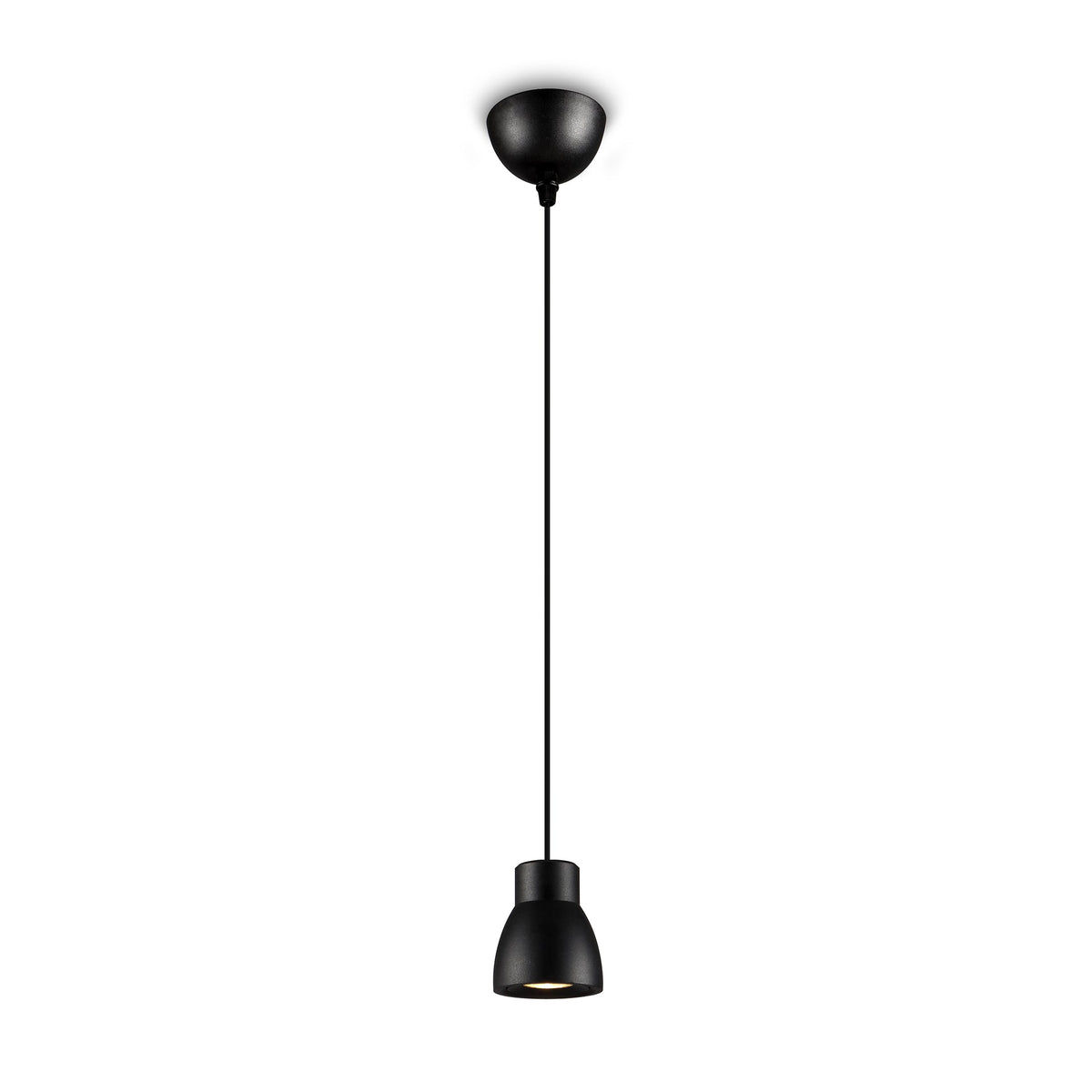 אלגרו ALLEGRO תליה קונוס ראש צילינדר LED 5W - שחור