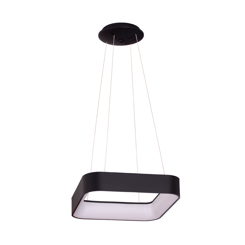 טולדו מרובע תליה קטן LED 56W - שחור