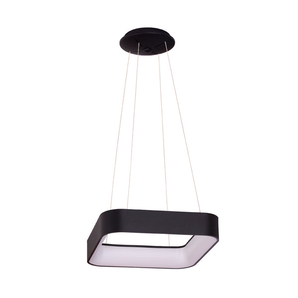 טולדו מרובע תליה קטן LED 56W שחור