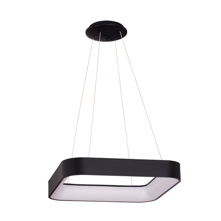 טולדו מרובע תליה בינוני LED 72W - שחור