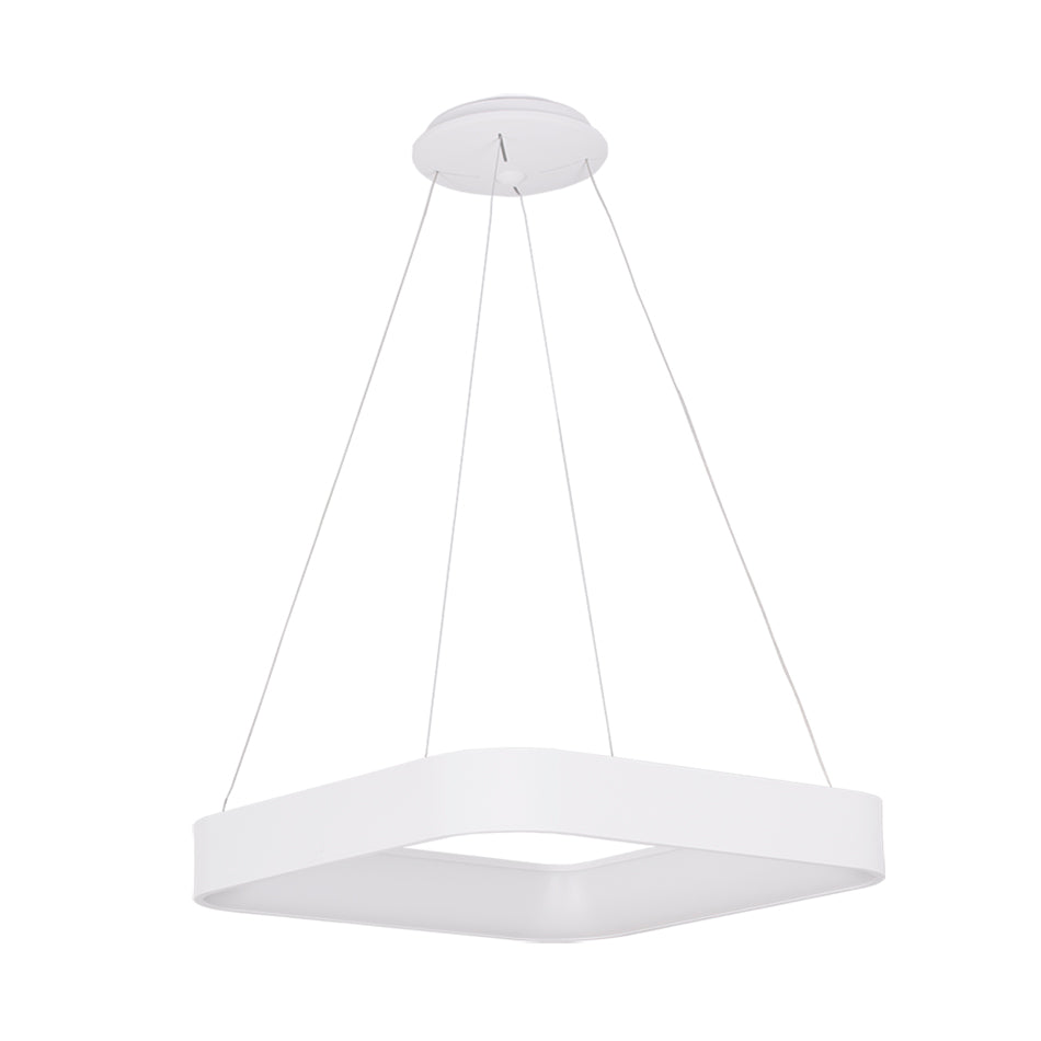 טולדו מרובע תליה בינוני LED 72W - לבן