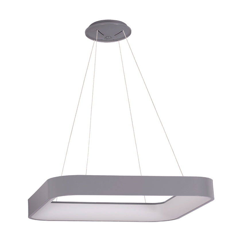 טולדו מרובע תליה גדול LED 112W - אפור