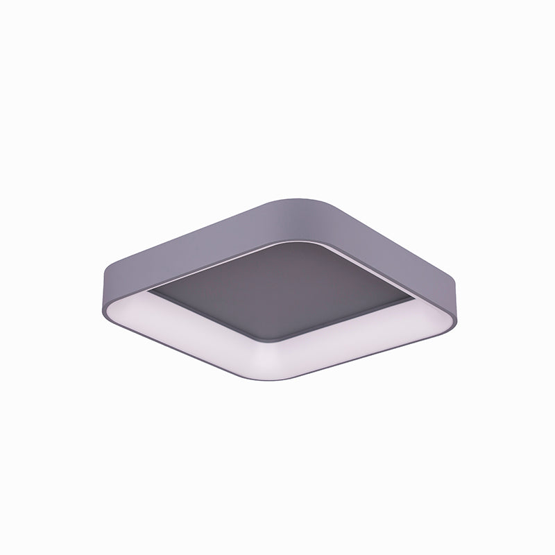 טולדו מרובע צמוד בינוני LED 72W - אפור
