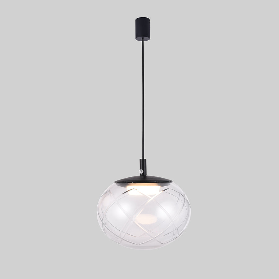 פראטו PRATO כדור תליה 25 גדול 18W LED שחור