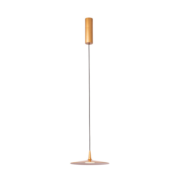 דוצ'ה תליה קוטר 25 סמ' LED 12W זהב