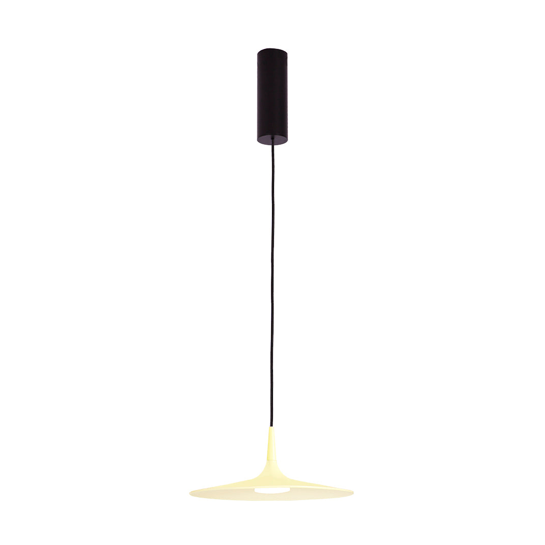 דוצ'ה תליה קוטר 35 סמ' LED 24W - צהוב פנינה