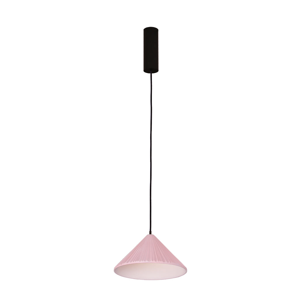 פליסה תליה קוטר 28 סמ' LED 12W - ורוד