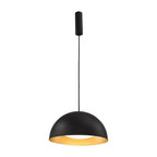 סאנרמו SANREMO תליה חצי כדור 60 LED 60W שחור וזהב