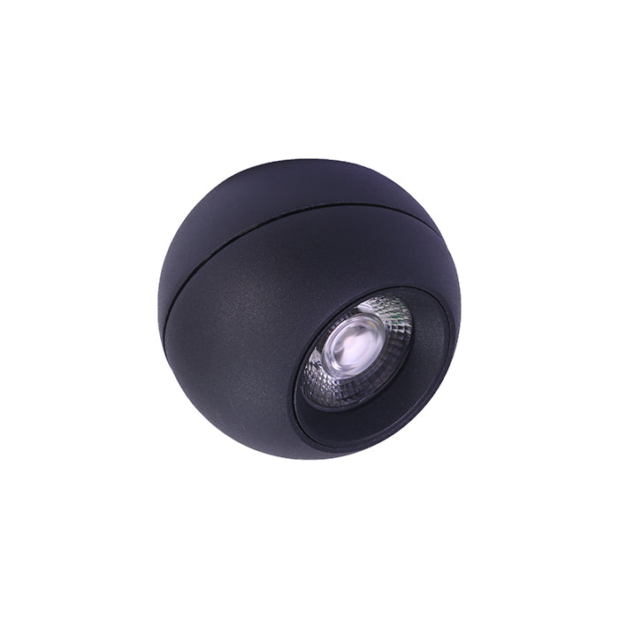סזה SEZZA כדור ספוט מתכוונן תקרה LED 6W - שחור