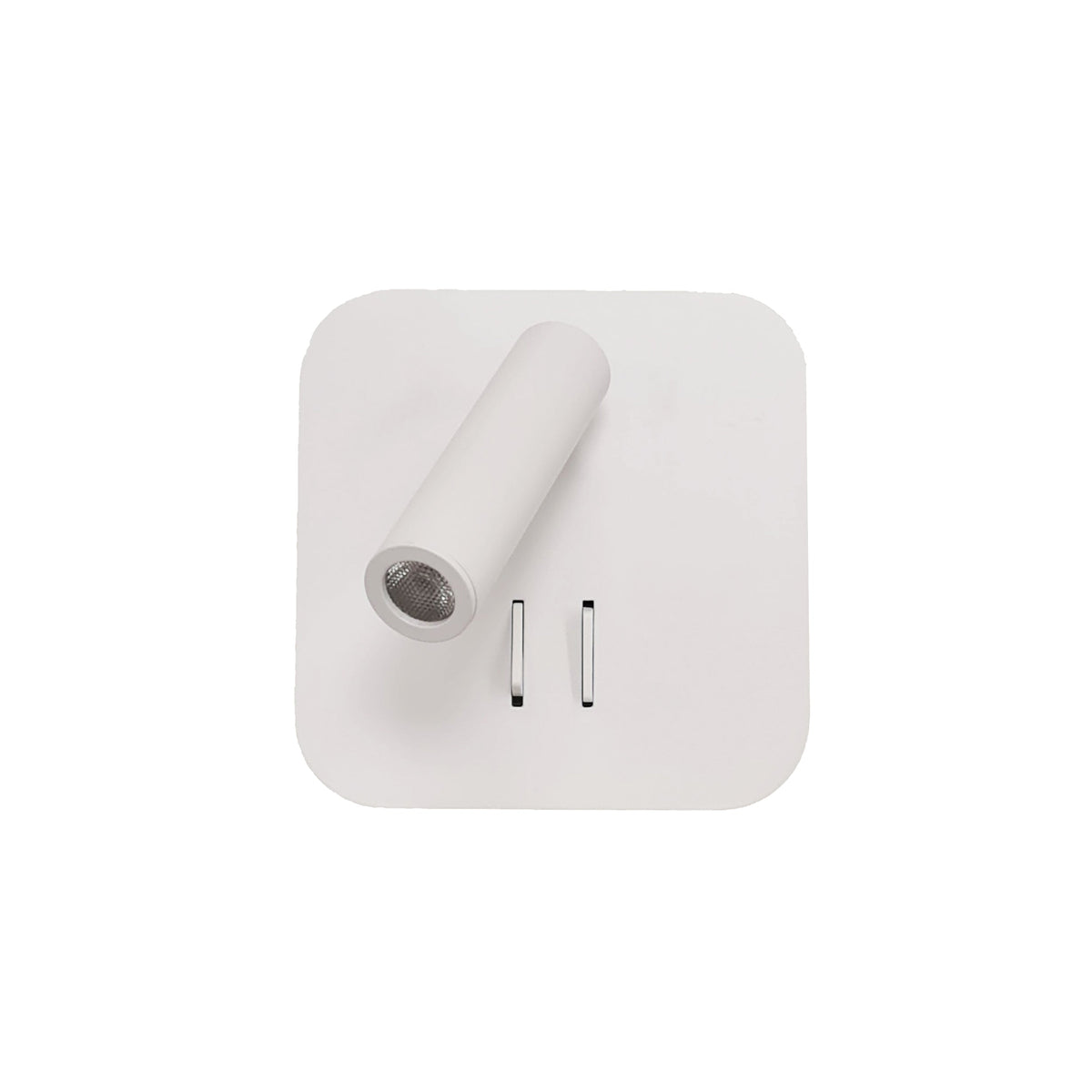קאווה CAVA קיר מרובע 2 הדלקות LED 9W - לבן