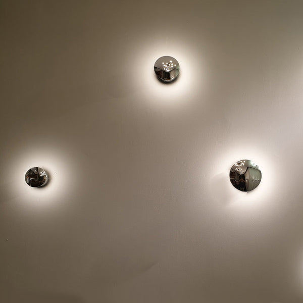 לארה LARA כיפה קיר קוטר 10 4W LED כרום